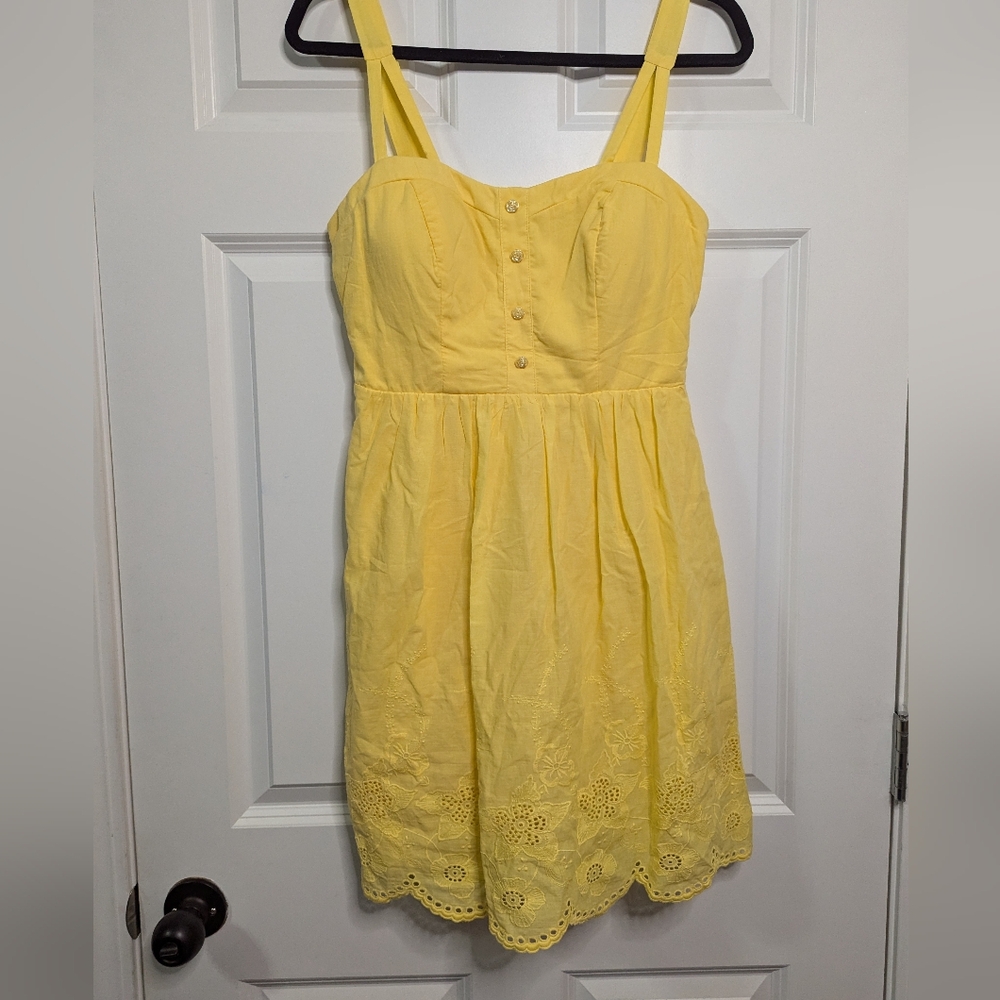 Sunny Yellow Cotton Dress #179